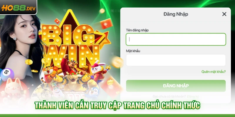 Đăng Nhập HO88 2 Thành viên cần truy cập trang chủ chính thức